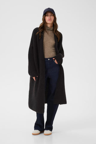 Lenemai Long Cardigan in Black