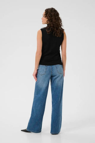 Lizza Rollneck Top in 2 Colors