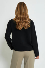 Lupi Mock Neck Knit Sweater in 2 Colors