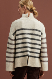 Fultura Two-Toned Striped Sweater