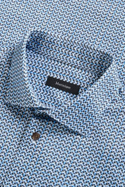 Marc Long Sleeve Casual Shirt in Dust Blue