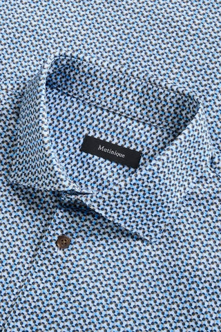 Marc Long Sleeve Casual Shirt in Dust Blue