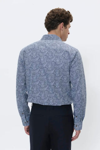 Marc Long Sleeve Casual Shirt in Salute