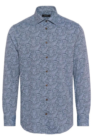 Marc Long Sleeve Casual Shirt in Salute