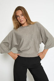Tess Crew Neck Sweater in 2 Colors