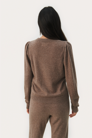 Evina Cashmere Crew-Neck Sweater in 4 Colours