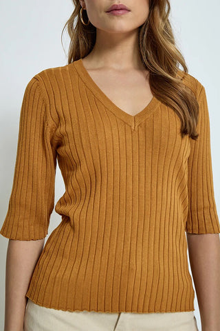 Tana Ribbed Pullover in 2 Colours