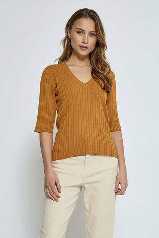 Tana Ribbed Pullover in 2 Colours