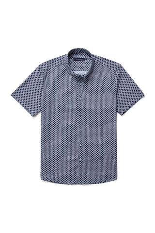 Lavender Palms Short-Sleeved Shirt