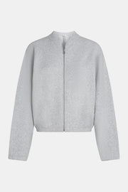 Cardigan in Grey Melange