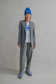 Stripe Pants in Grey Melange