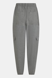 Stripe Pants in Grey Melange