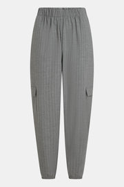Stripe Pants in Grey Melange