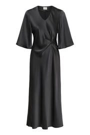 Pristine Dress Flared in Black Oyster