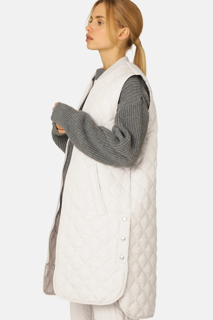 PWA “ TWO FACE QUILTED VEST “ - CINNAMON ORANGE | Pay ID