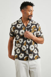 Moreno Shirt in Sunflower Twirl Bark