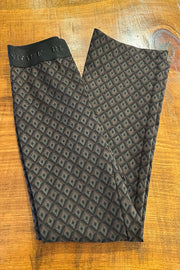 Joella 09 Ankle Pant in Diamond Print