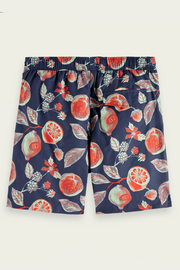 Circus Fruit Print Swim Shorts