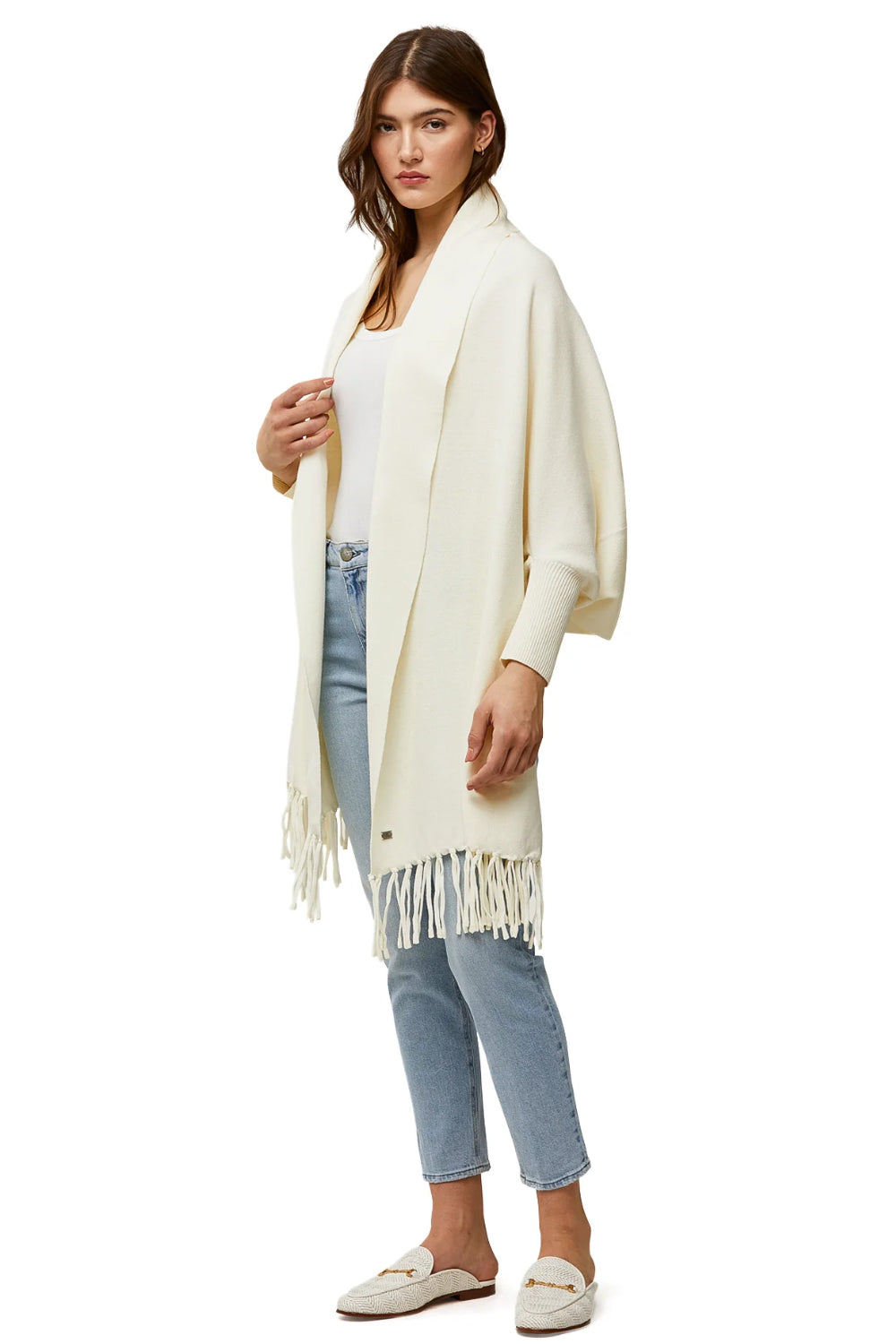 Miku Fringed Cardigan in 4 Colours – chrisjameskingston