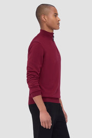 Spencer Quarter-Zip Merino-Wool Sweater in 4 Colours