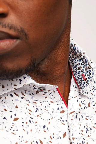 Long Sleeve Casual Shirt in Floral Print