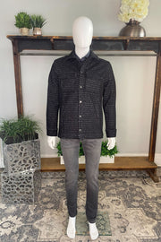 Shacket Houndstooth in Black