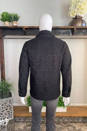 Shacket Houndstooth in Black