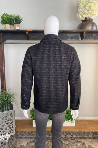 Shacket Houndstooth in Black