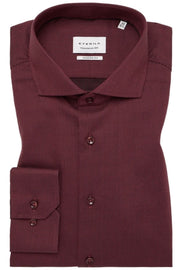 Long-Sleeved Modern-Fit Sport Shirt in 2 Textured Colours