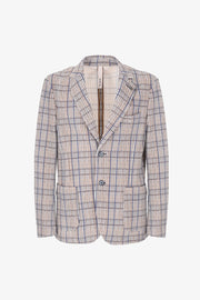 Magliano Plaid Print Stretch Textured Sportcoat