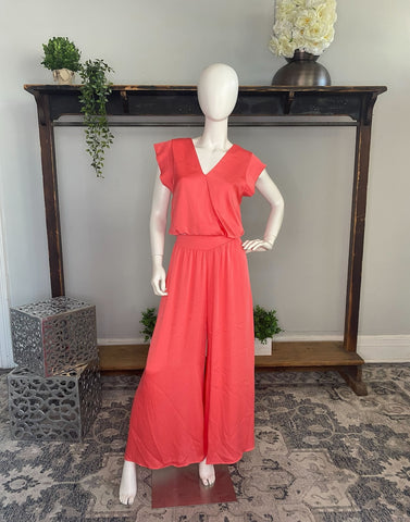 Coral Top and Pant Set
