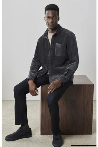 Topcon Long Sleeve Casual Shirt in Charcoal