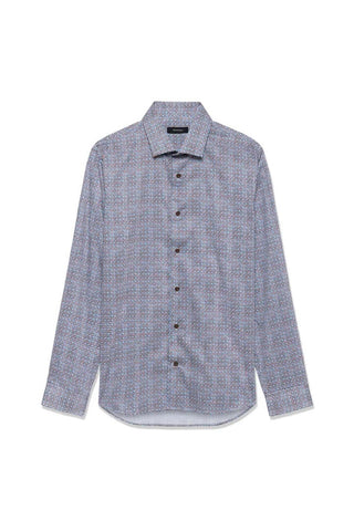 Trostol Long Sleeve Casual Shirt in Cowhide