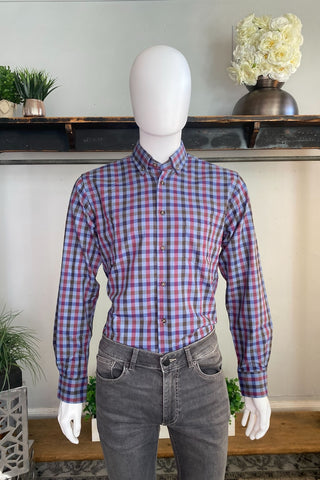 Long Sleeve Button Down Casual Shirt in 2 Fits