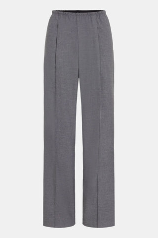 Relaxed-Fit Dress Pant in Grey Mélange