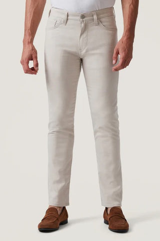 Courage Straight Leg Pants in Cream Cross Twill