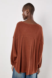 Honeycomb Pleat Back Sweater