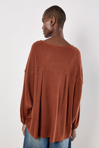 Honeycomb Pleat Back Sweater