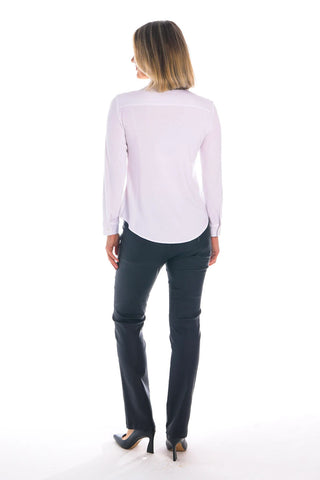 Long-sleeve Soft Knit Shirt in 2 Colours