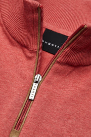 Troyer Quarter-Zip Cotton Sweater in 2 Colours
