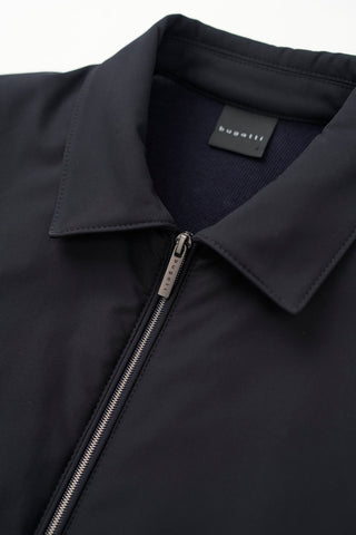 Zipper-Front Jacket in Navy