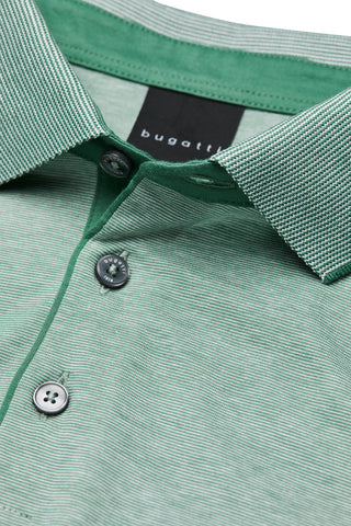 Short-Sleeved Polo Shirt in Green