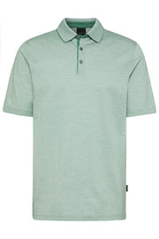 Short-Sleeved Polo Shirt in Green