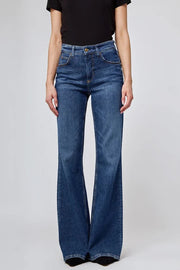 Fabienne Jeans in Used Dark Hemp