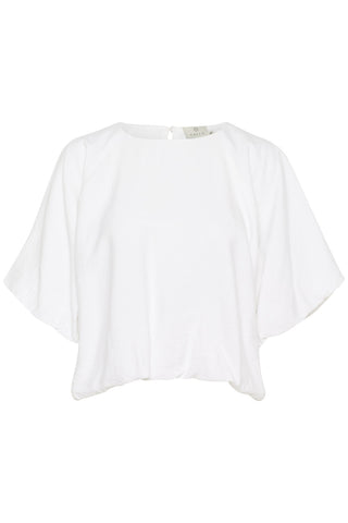 Gabby Blouse in Optical White