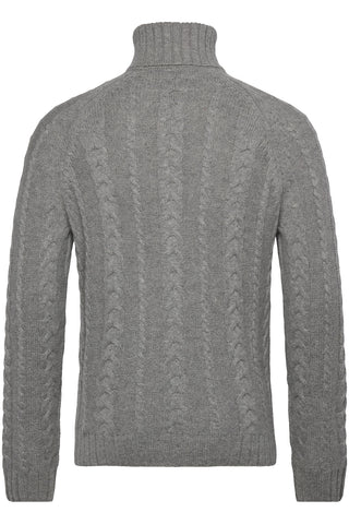 Kano Cable-Knit Turtleneck Sweater in 2 Colours