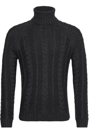 Kano Cable-Knit Turtleneck Sweater in 2 Colours