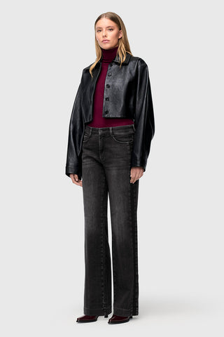 Wide Galoon Side Stripe Jean