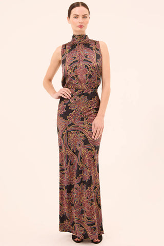 Luka Top in Floral Satin