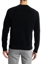 Salvor Long-Sleeved Crew-Neck Sweater in. Black